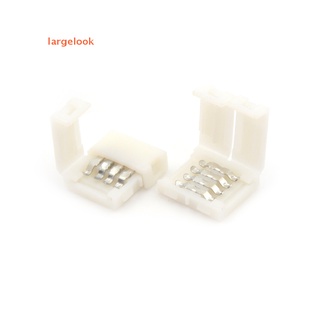 [largelook] 5pcs New 5050 3528 RGB LED Strip Light Connector Adapter Cable Clip Solderless