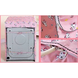 [ขายดี]MKbrabra (สำหรับเครื่อง 10-13 กิโล) ผ้าคลุมเครื่องซักผ้า ฝาหน้า/ฝาบน กันน้ำกันแดด C002