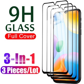 3 Pcs Full Tempered Glass For Xiaomi Redmi 10C 10A Note 10S 10Pro 10 Pro Max 10T 5G Screen Protector Redmi10 C A Protective Film