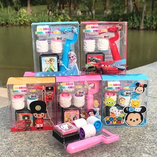 เครื่องมือวาดภาพ，ภาพวาดของเล่น，ของเล่น，Roller seal, drawing toy, frozen, Disney princess, stamp pad toy, set, drawing tool