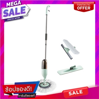 สเปรย์ม็อบทำความสะอาด 3 IN 1 DYNOVA M01 สีเขียว ไม้ม็อบและอุปกรณ์ SPRAY MOP DYNOVA M01 3-IN-1 GREEN อุปกรณ์ทำความสะอาด