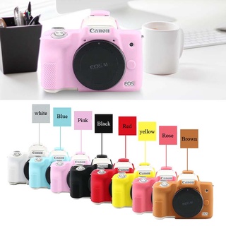 เคสซิลิโคนยาง แบบนิ่ม ป้องกันรอยขีดข่วน สําหรับกล้อง Canon EOS M50 II EOS M50 M50 Mark II