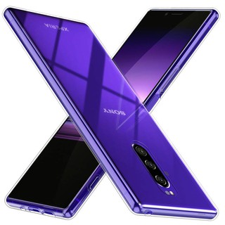 เคสโทรศัพท์มือถือซิลิโคน Tpu แบบใส สําหรับ Sony Xperia 1 ii iii