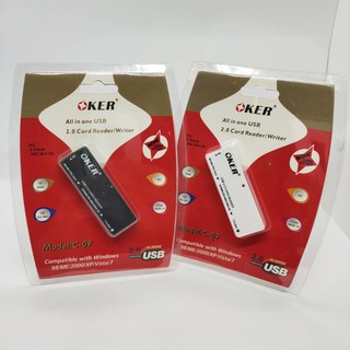 OKER All in one USB 2.0 Card Reader ( Model : C-09 ) / การ์ดรีดเดอร์