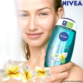 NIVEA HAWAII FLOWER &amp; OIL SHOWER GEL 500ml เจลอาบน้ำกลิ่นหอมใหม่สูตรพิเศษจากนีเวียสินค้านำเข้าจากออสเตรเลีย