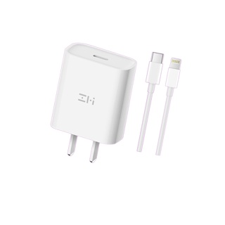 [ราคาพิเศษ 249บ.] Zmi HA716 /AL870 /AL873(K) หัวชาร์จ iPhone 20W รองรับเทคโนโลยี PD น้ำหนักเบา (MFI)-2Y