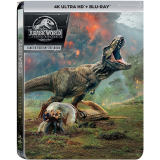 Jurassic World: Fallen Kingdom/จูราสสิค เวิลด์:อาณาจักรล่มสลาย (4K Ultra HD + Blu-ray + Steelbook T-Rex)