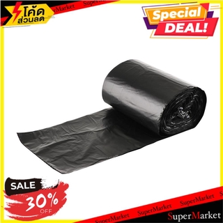 💥โปรสุดพิเศษ!!!💥 ถุงขยะก้นจีบ ACCO 18x20 นิ้ว 60 ใบ สีดำ ถุงขยะ GARBAGE BAG WITH STAR SEALED BOTTOM ACCO 18X20" BLACK 60