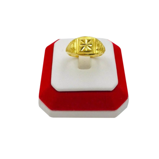 [MGOLD] แหวนทองคำแท้ 96.5% น้ำหนัก ครึ่งสลึง ลายหัวโปร่งตัดลาย คละแบบ
