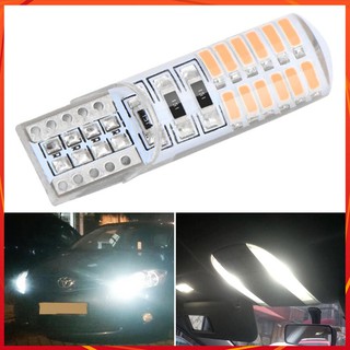 หลอดไฟ LED ไฟหรี่ ไฟหรี่รถยนต์ ไฟเพดาน ไฟส่องป้าย ขั้ว T10 หุ้มซิลิโคนกันน้ำ  6SMD ซิลิโคน กันน้ำ จำนวน1 คู่