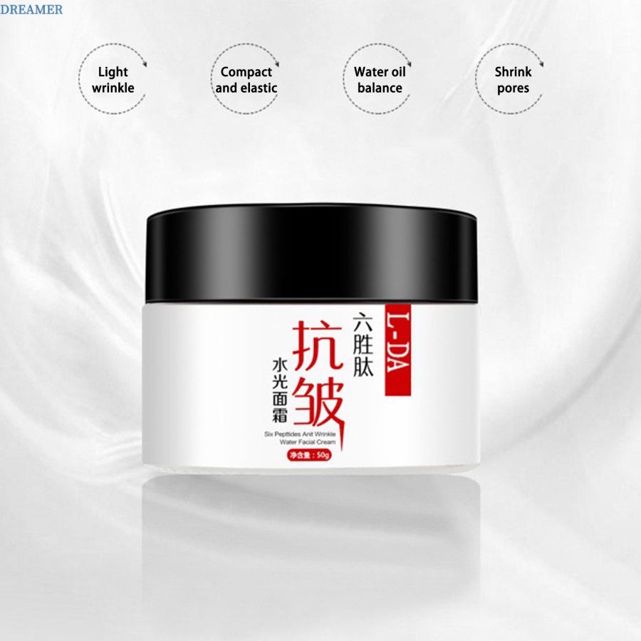 【DREAMER】Anti Wrinkle Face Cream Whitening Brightening Moisturizing Hydrating Firming Anti Aging Oil Control Shrink Pores Skin Care 50g