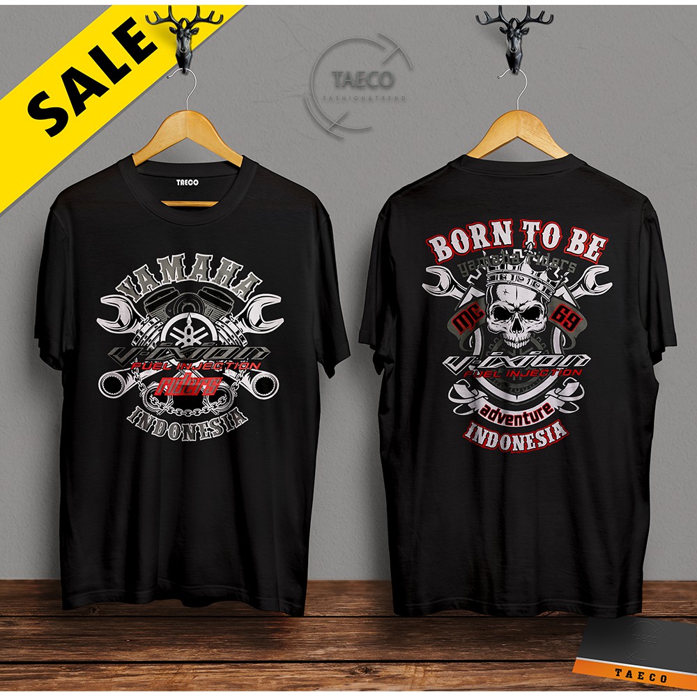 เสื้อยืด Sigai vixion Rider อินโดนีเซีย / เสื้อยืดyamaha Rider อินโดนีเซีย