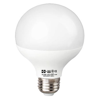 [พร้อมส่ง] HomeDoDee หลอดไฟ LED HI-TEK G80 GLOBE 12 วัตต์ DAYLIGHT E27 สีขาว หลอดไฟ LED