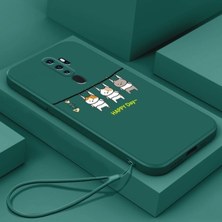 เคสโทรศัพท์ซิลิโคน แบบนิ่ม ลายแมว สําหรับ oppo A5 2020 oppo a9 2020 LSMM01