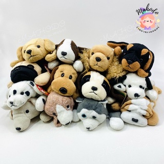 ตุ๊กตาหมา TY (มือสอง) ขนาด 7-9 นิ้ว ทีวาย The Beanie Babies Collection &amp; Original ตุ๊กตาหมาทีวาย หมาทีวาย หมาปั้ก Pug