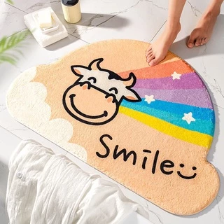 (พร้อมส่งจากไทย) พรมก้อนเมฆ พรมเช็ดเท้าลายการ์ตูนน่ารัก พรมเช็ดเท้า พรมเช็ดเท้าลายการ์ตูน นุ่มพิเศษ พรม Lucky day