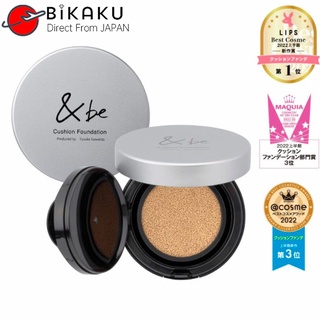 🇯🇵【Direct from Japan】AND BE &amp;be Cushion Foundation SPF 24  PA+++  Foundation full coverage glowing Coverage Concealer For Face Makeup Acne Covering Concealer