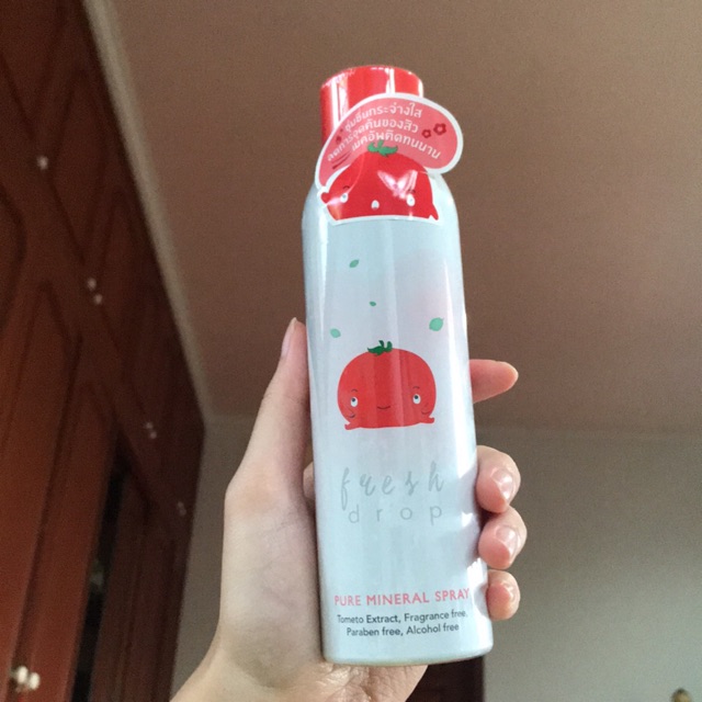 Fresh drop mineral spray TOMATO 150ml ขนาดใหญ่ น้ำแร่มะเขือเทศ ฮิต ชื่อดัง