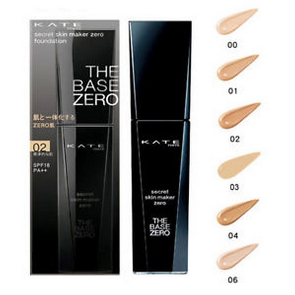 KATE Secret Skin Maker Zero (Liquid) Foundation (รองพื้นสูตรน้ำ)