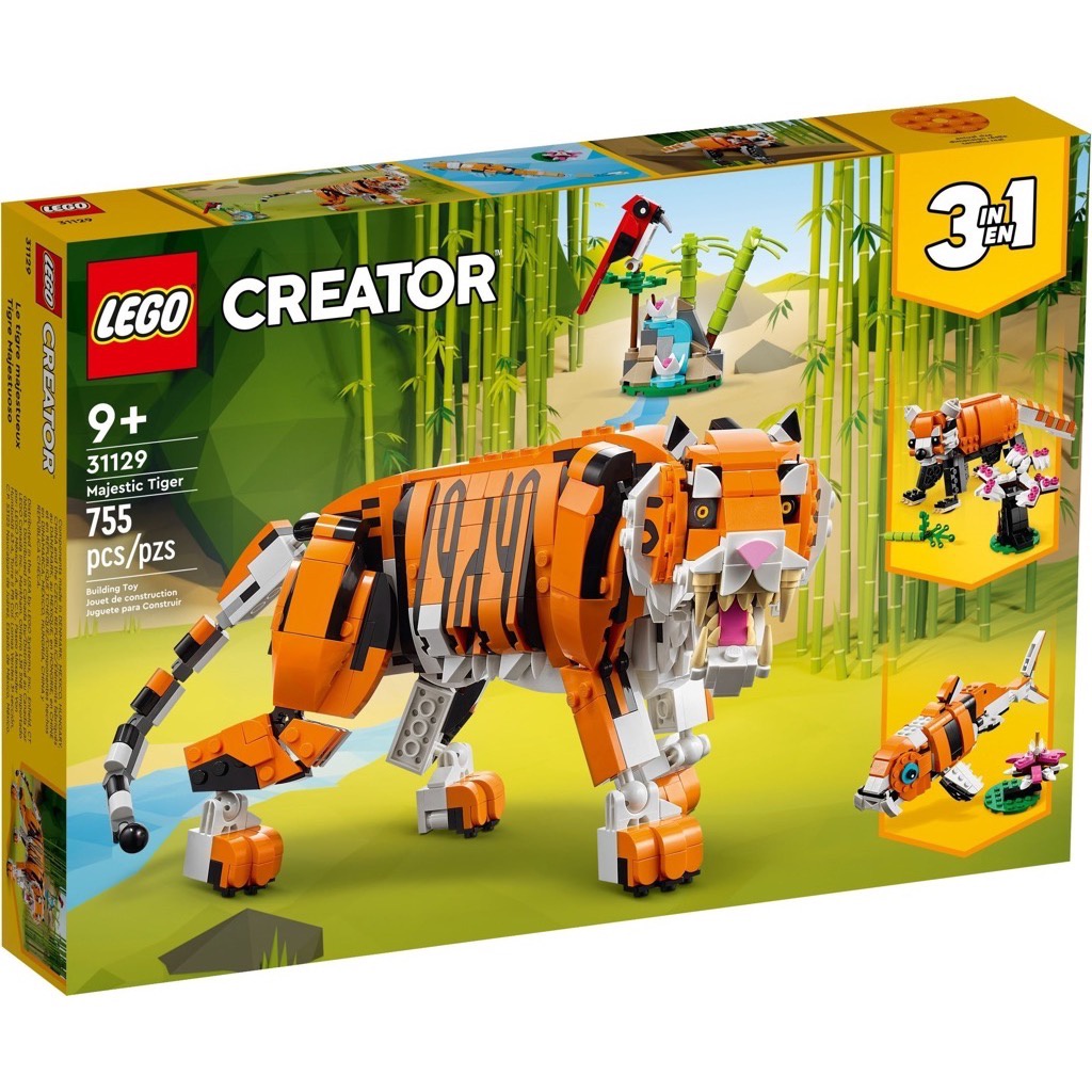 LEGO Creator 3in1 Majestic Tiger-31129