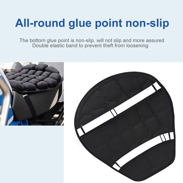 【พร้อมส่ง】เบาะรองนั่งรถจักรยานยนต์ 3d บรรเทาความดัน สากล สําหรับเล่นกีฬา | Cruiser | ทัวร์ริ่ง ดูดซับแรงกระแทก - รูปที่ 5