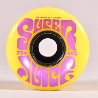 OJ | 60mm 78a Super Juice Yellow Skateboard Wheels