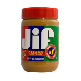 Jif Creamy Peanut Butter 454g จิฟเนยถั่วครีม 454 กรัม