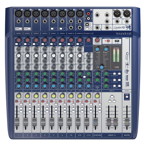 ฟรีค่าส่ง SOUNDCRAFT SIGNATURE12 มิกซ์เซอร์12 ชาแนล สินค้าใหม่ของแท้100%