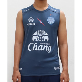 เสื้อซ้อมบุรีรัมย์ยูไนเต็ด 2019 แขนกุด สีกรม ของแท้จากสโมสร BURIRAM UNITED