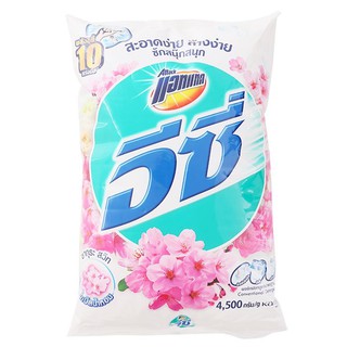 🔥*พร้อมส่ง*🔥 แอทแทค อีซี่ ผงซักฟอก กลิ่นซากุระสวีท 4500 ก. ATTACK Easy Washing Powder Sakura Sweet Scent 4500 G