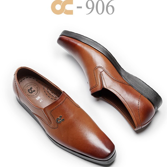 รองเท้าลําลอง หนังวัวแท้ สําหรับผู้ชาย OC-906