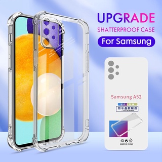 เคสกันกระแทกใส สำหรับ เคส Case Samsung Galaxy S21 S20 Note 20 Ultra A12 A72 A52s A52 A22 A32 A11 A31 A51 A71 A02s A03s A21s A10s A20s A30s A50s A70 A01 M21 M31 M32 M51 M20 S8 S9 S10 S20 S21 Plus Note 8 9 10 Plus Lite