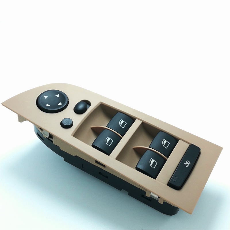 61319217334 สวิตช์กระจก Master Power Beige สําหรับ BMW E90 325i 328i 330i M3