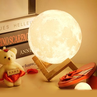 โคมไฟ LED รูปดวงจันทร์ ไนท์ไลท์ สำหรับตั้งโต๊ะ