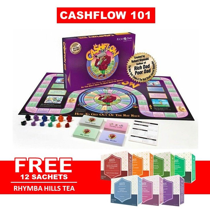 Cashflow 101 Rich Dad Robert Kiyosaki Board Game มีเกมสุดฮอต