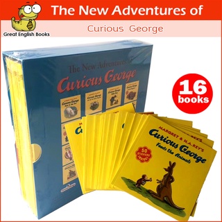 *พร้อมส่ง* หนังสือนิทานภาษาอังกฤษ ชุด The New Adventures of Curious George 16 books