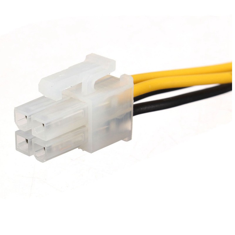 20CM8Inch 12V 4 Pin Male to 4 Pin P4 Female CPU Power Supply Extension ...