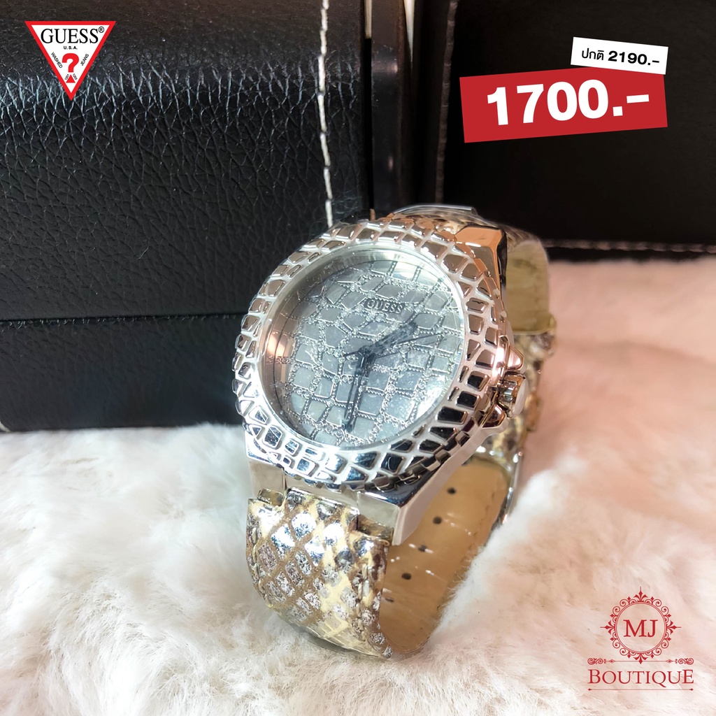 นาฬิกา GUESS สินค้า OUTLET รุ่น W0227L1 GUESS WATCHES ราคาถูก นาฬิกาข้อมือผู้หญิง นาฬิกาข้อมือผู้ชาย รับประกัน 1 ปี