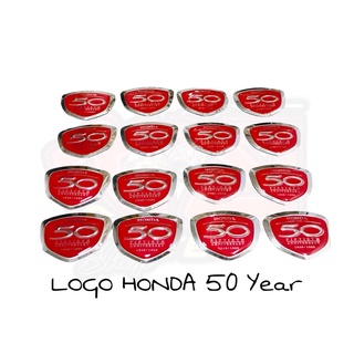 โลโก้ครบรอบ 50 ปี Honda ติดรถป๊อป Julio Zx