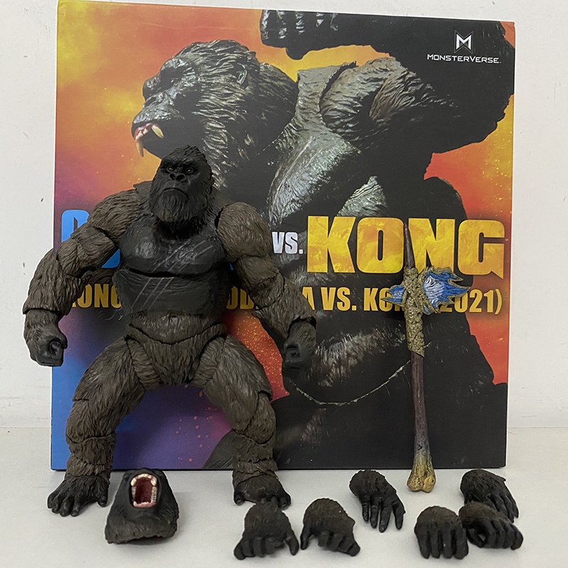 ฟิกเกอร์เกม：Movie King Kong Action Figure Toys Kingkong Figurine Collection Model Toy Gift
