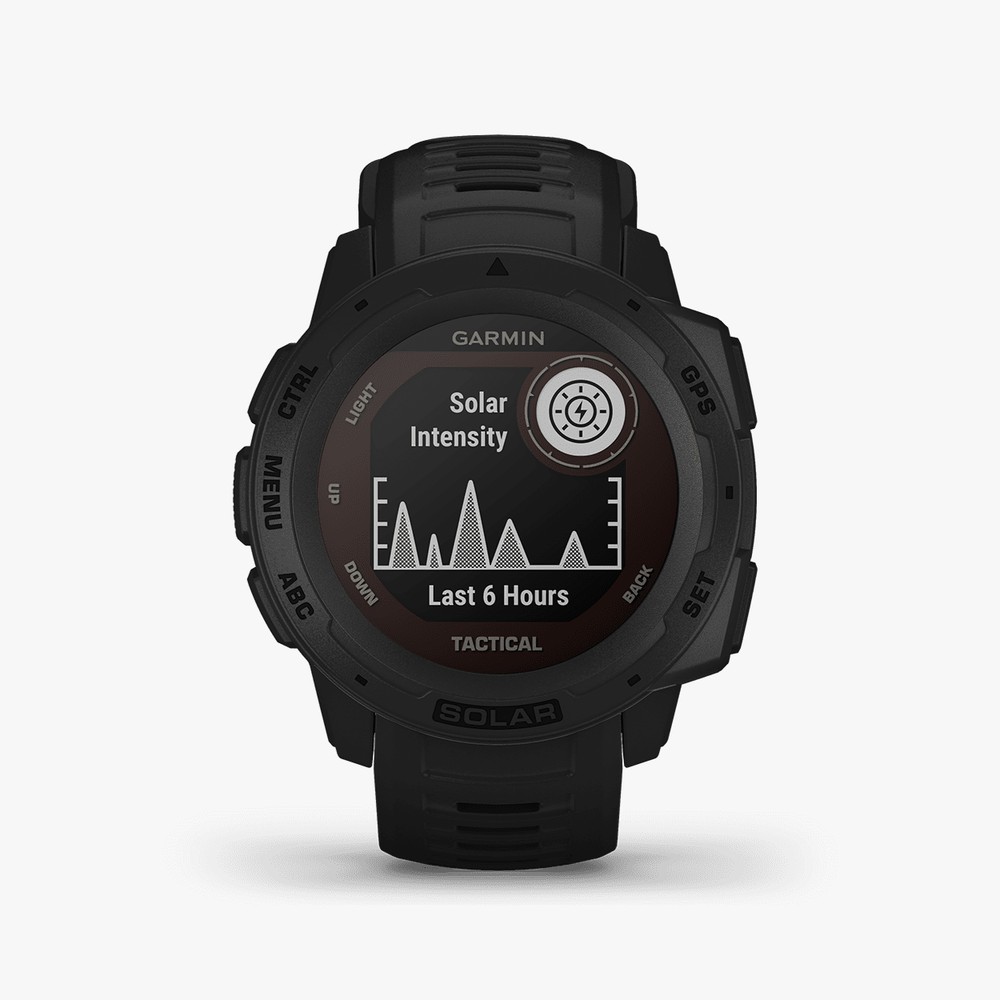Garmin นาฬิกาข้อมือ Instinct Solar, Tactical Edition, GPS Watch, Black, SEA รุ่น 010-02293-45