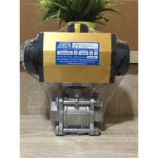 SIRCA หัวขับลมพร้อมบอลวาล์วสแตนเลส#316  1-1/2” Sirca Actuator AP3 + Ball Valve SS316 1-1/2”