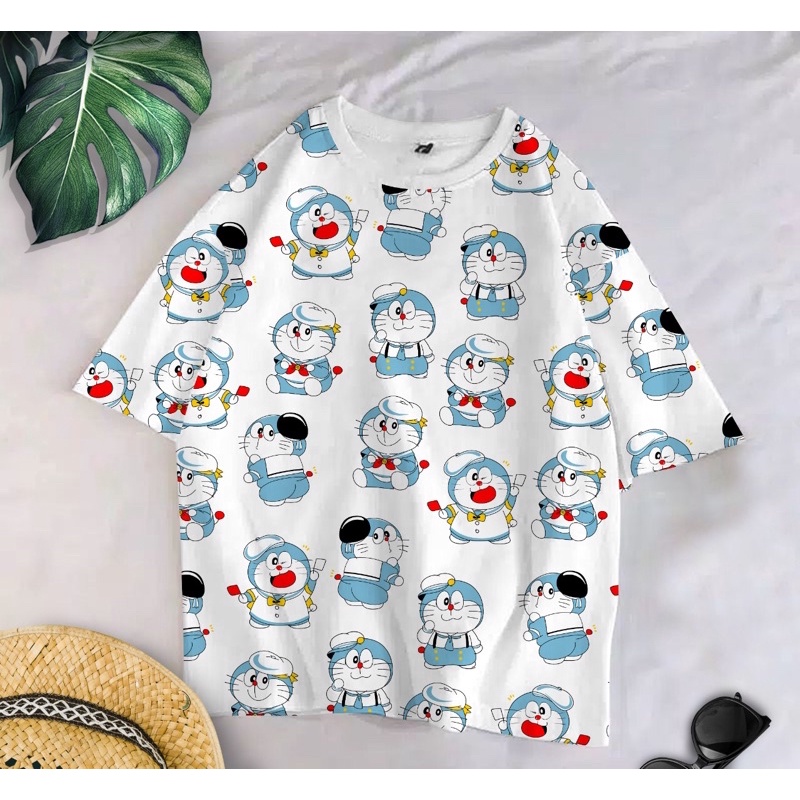 เสื้อยืดโอเวอร์ไซส์ผู้หญิง - D0RAEM0N