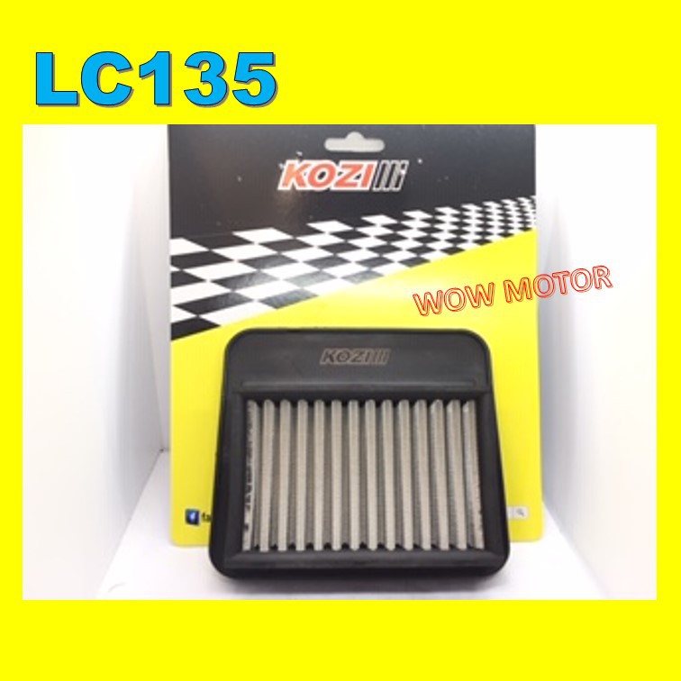 LC135 AIR FILTER RACING KOZI YAMAHA LC135 AIR CLEANER RACING KOZI LC 135 RACING AIR FILTER YAMAHA LC