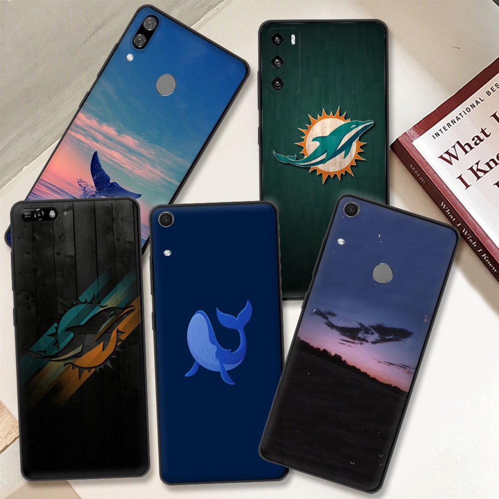 Huawei Mate 20Pro Nova 2i 2 Lite Nova 3 3i 4E 5i 5T 7 SE 8i FW66 รูปแบบปลาวาฬเคสโทรศัพท์มือถือ