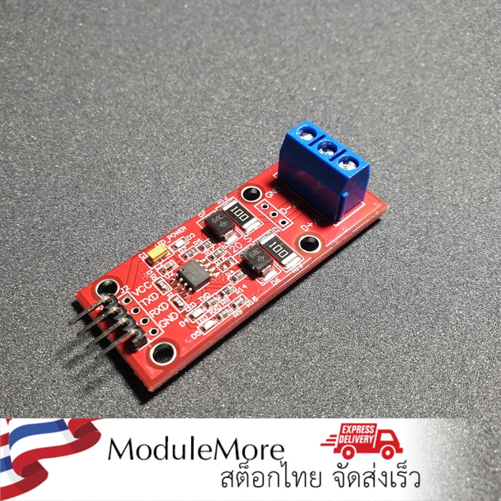 โมดูลแปลงสัญญาณ TTL เป็น RS485 Single chip microcomputer TTL to RS485 module 485 to serial port UART