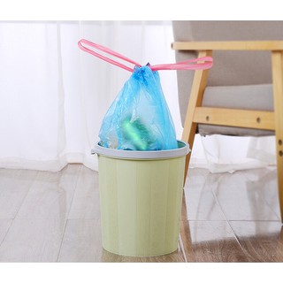 พร้อมส่ง!! ถุงขยะม้วนมีหูหิ้วไม่ต้องมัดปากถุงรับน้ำหนักดีแข็งแรง