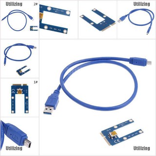 Utilizing Mini PCIE เป็น USB 3.0 ไปยัง Mini PCI E PCIE Express การ์ดแปลง