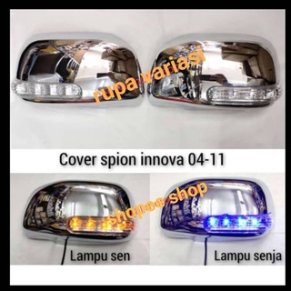 โคมไฟโครเมี่ยม สีฟ้า สีเหลือง สําหรับ Toyota INNOVA INNOVA Type G 2004-2001 2005 2006 2007 2008 2009 2010