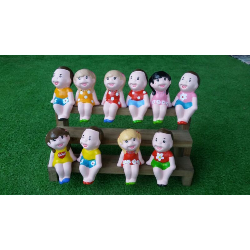 #ตุ๊กตาจัดสวนชายหญิง🍀ร้านเจ้านาย#คู่ชายหญิง ราคา 40 บาทค่ะ